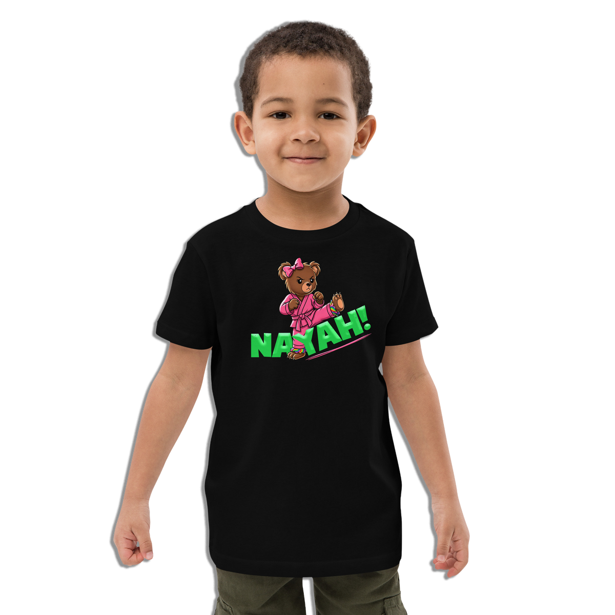 KIDS - NAYAH BEAR SHORT SLEEVE TEE
