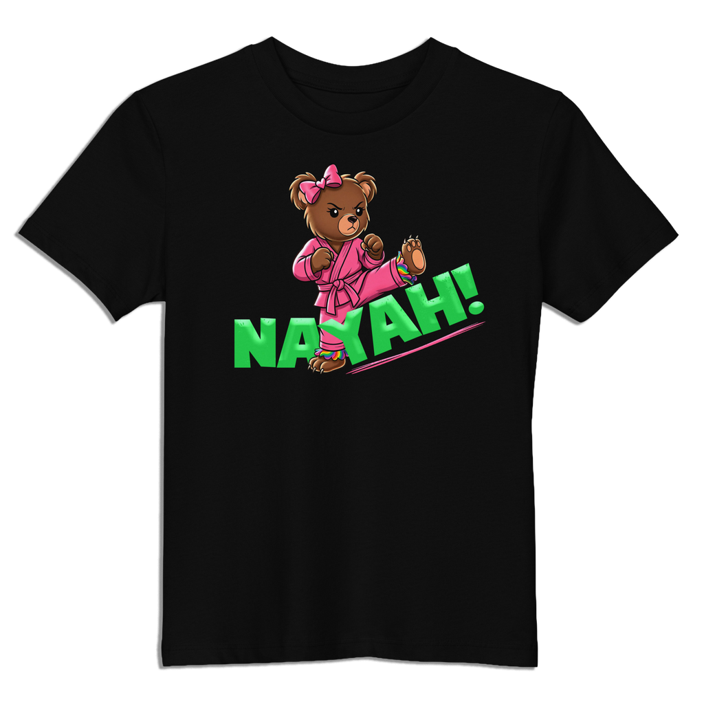 KIDS - NAYAH BEAR SHORT SLEEVE TEE