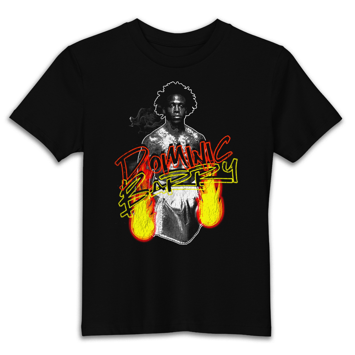 KIDS - DOM FLAMING GLOVES BLACK TEE