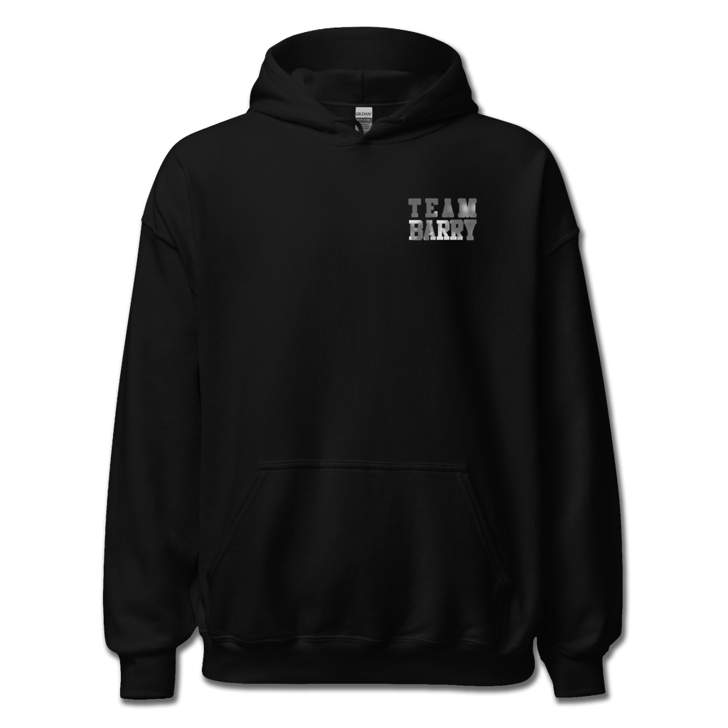 ADULT - TEAM BARRY BLACK HOODIE
