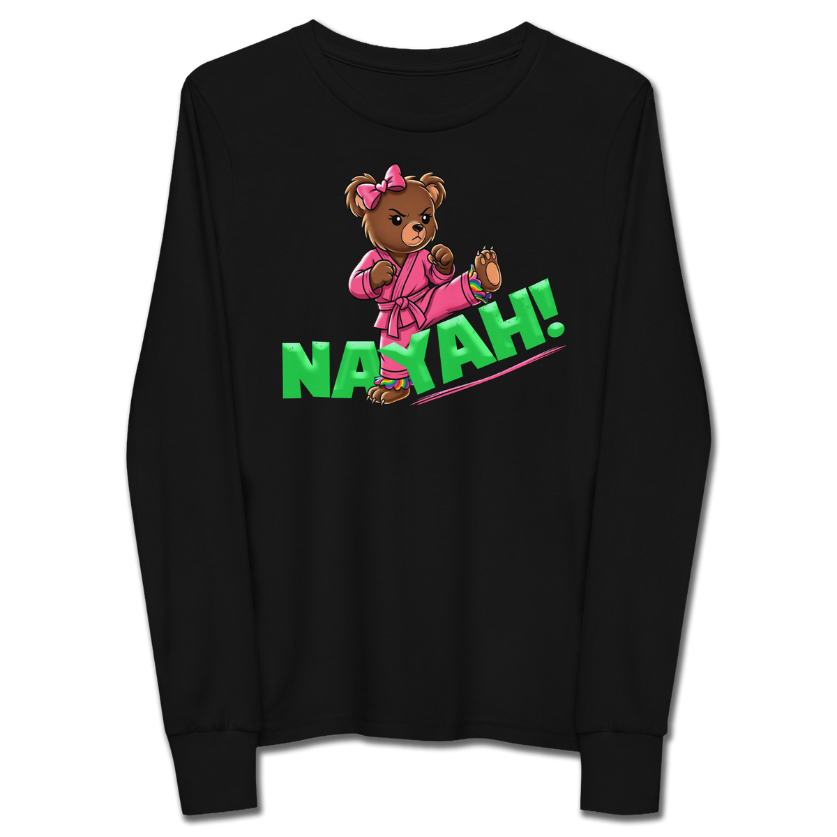YOUTH - NAYAH BEAR LONG SLEEVE TEE