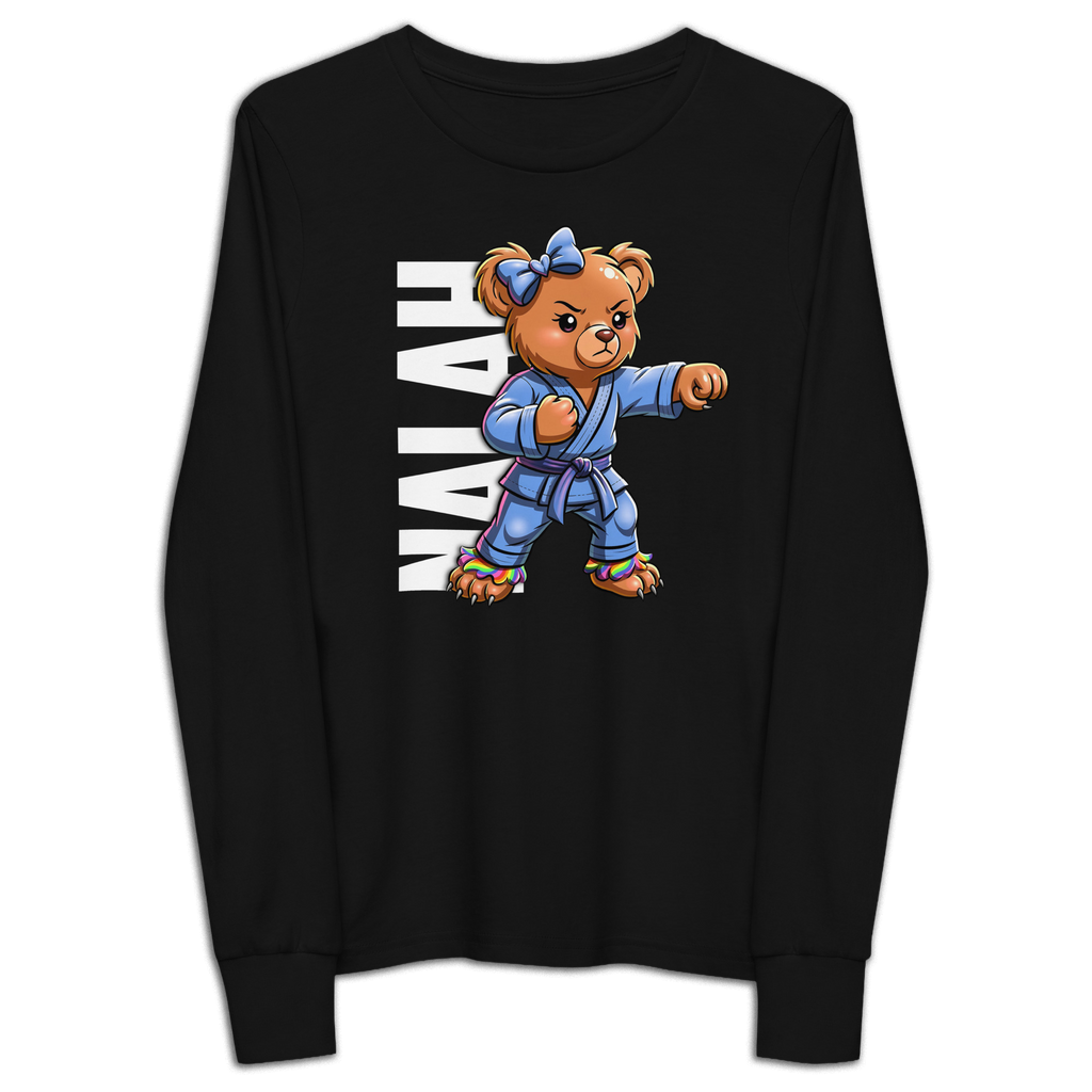 YOUTH - NALAH BEAR LONG SLEEVE TEE