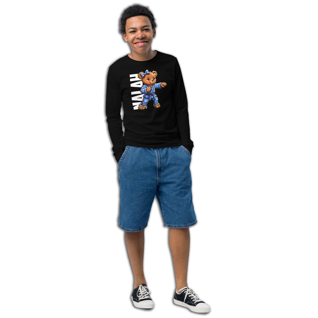 YOUTH - NALAH BEAR LONG SLEEVE TEE